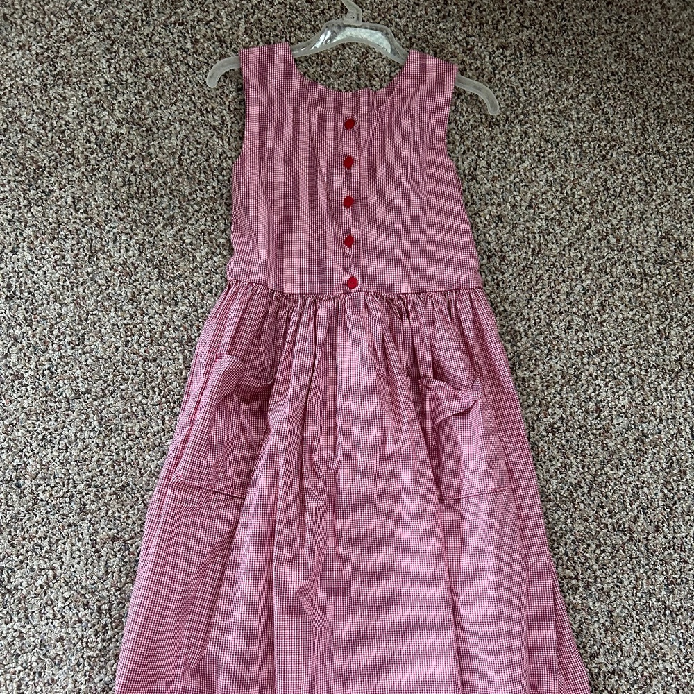 Gingham picnic dress